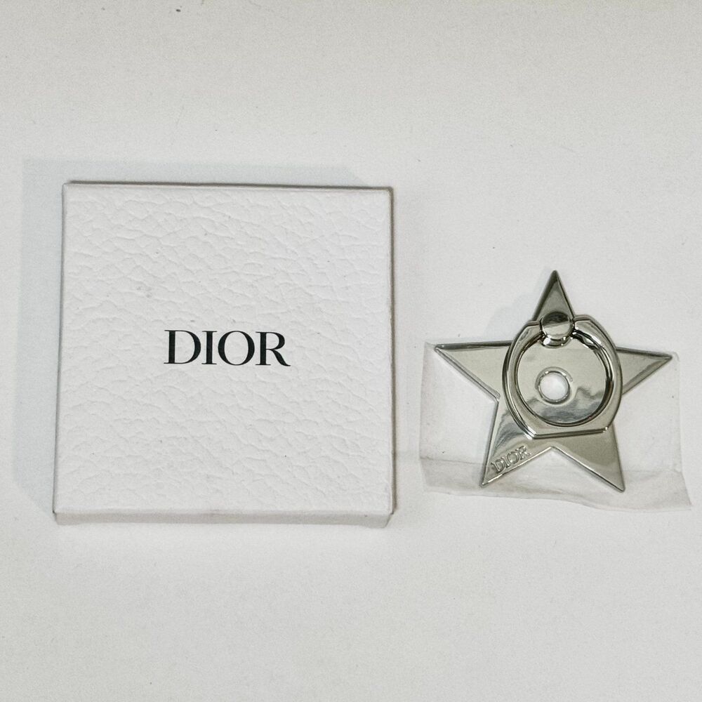 Dior Silver star phone ring